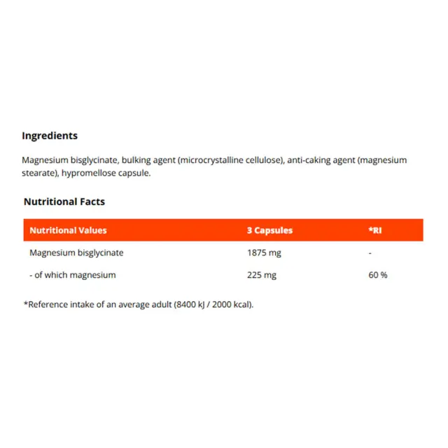 GymBeam Magnesium Chelate (bisglycinate) 180 Capsules 2