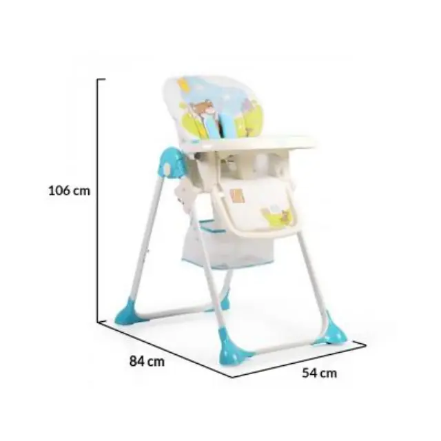 MONI - High chair Hunny blue - 3800146238889 2