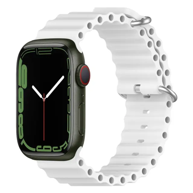 Λουράκι Ocean Loop για AppleWatch 38/40/41/42(series 10/11/12)mm-White OEM