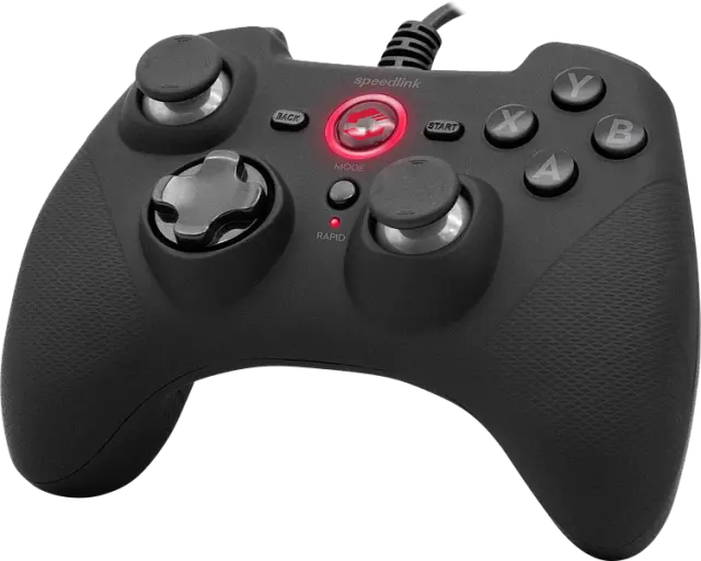 Speedlink - Rait Gamepad for PC-PS3-Switch Rubber Black - PC