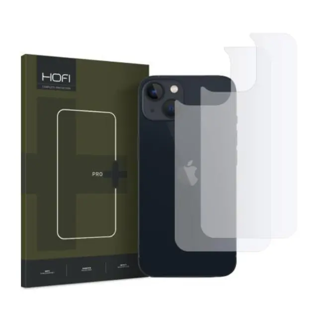 Hybrid Nano Glass Back Protector Hofi HydroFlex Pro+ Apple iPhone 14 Διάφανο (2 τεμ.) N59776