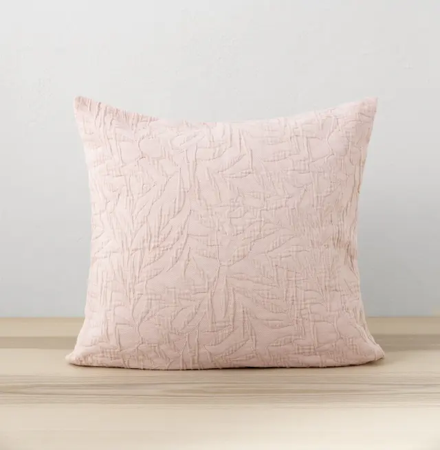 Διακοσμητική Μαξιλαροθήκη 45x45 Ματλασέ Nima Nuve Powder Pink 100% βαμβακερό