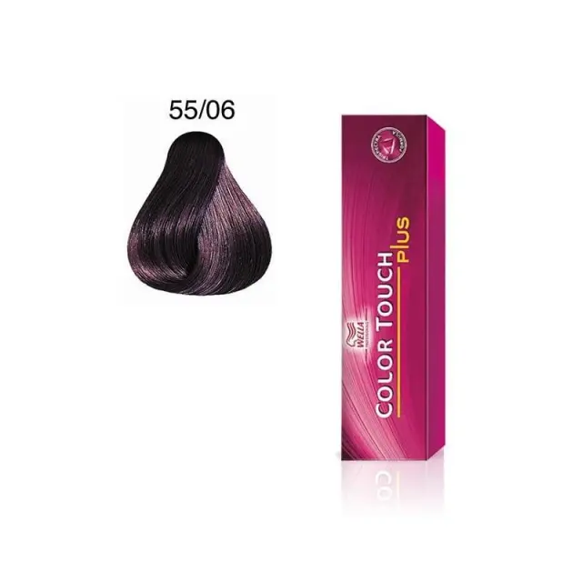 Wella Color Touch Plus 55/06 Καστανό Ανοιχτό Φυσικό Βιολέ 60ml