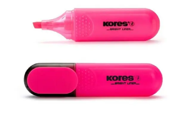 Υπογραμμιστής Kores Ροζ Bright Liner 3-5mm neon / 36002 (KORES)