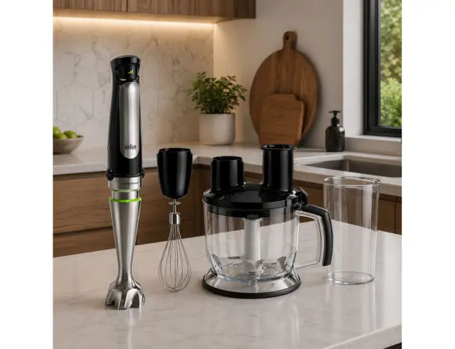 Ραβδομπλέντερ Braun MultiQuick 7 MQ7075.X με τεχνολογία ActiveBlade, ισχύ 1000W και μεταβλητή ταχύτηταMQ7075.X