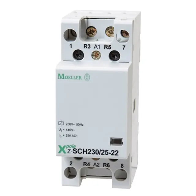 Z-SCH230/25-22 Installation contactor, 230VAC/50Hz, 2N/O+2N/C, 25A, 2HP