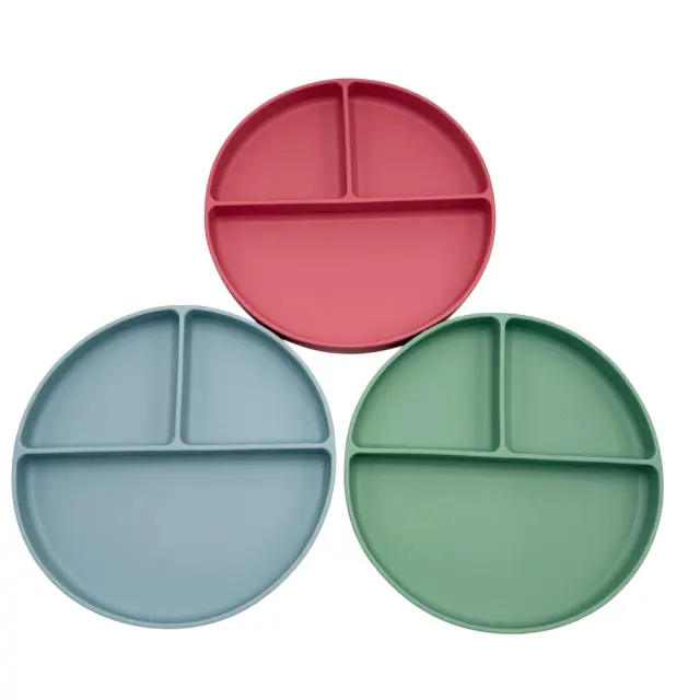 Dodo'sLand: Classic Plate -Mint- Πιάτο σιλικόνης με βεντούζα και χωρίσματα 2