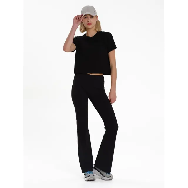 Emerson Women's Flared Sports Pants (261.EW271.16-Black) - Μαύρο - M 3