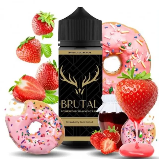 BLACKOUT Flavorshot Brutal Strawberry Jam Donut 36ml/120ml