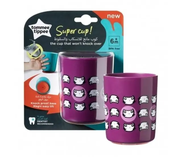 Tommee Tippee No Knock Κύπελλο Small (6+ μηνών) 190ml 3