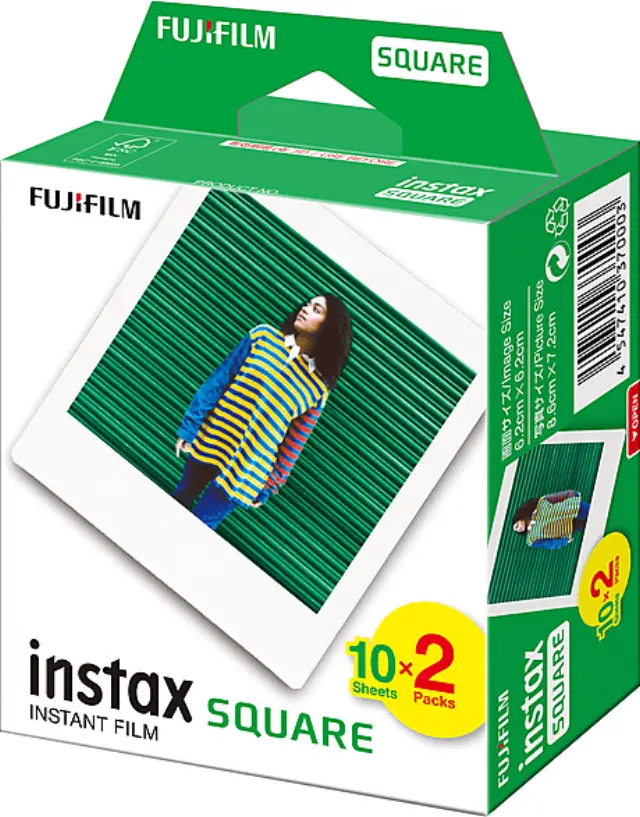 Fujifilm Color Square Instant Φιλμ (2 Exposures)