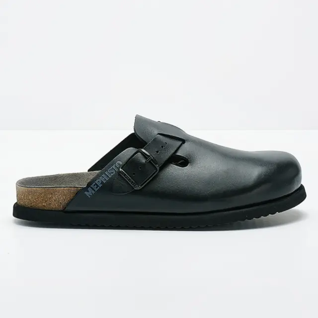 Mephisto Σαμπώ Unisex δέρμα Μαύρο MEP/NATHAN BLACK