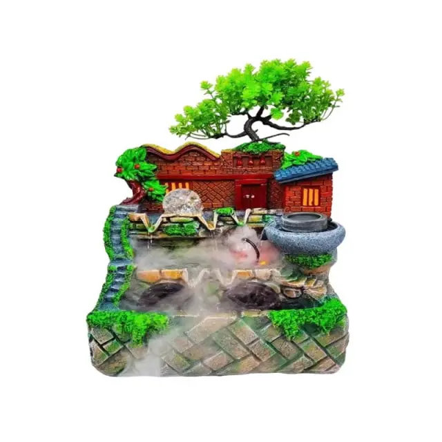 Διακοσμητικό Συντριβάνι Feng Shui - Resin craft bonsai running water ornament 0161044