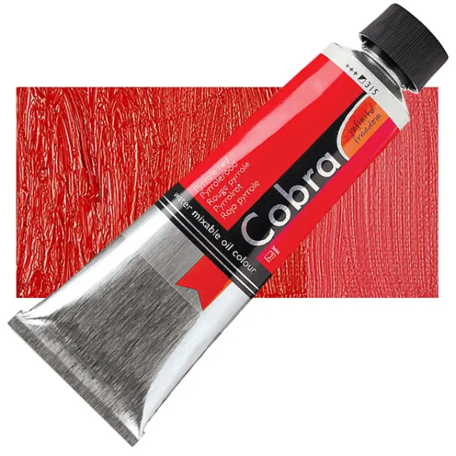 Λάδι Νερού Talens Cobra - 315 Pyrrole Red - 150ml