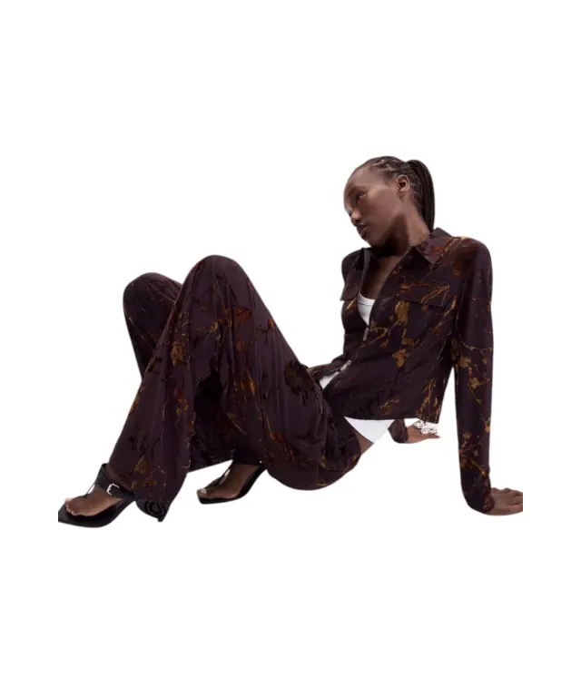 Desigual - Γυναικείο Παντελόνι Bucarest 26WWPK03-6000 Καφέ 3