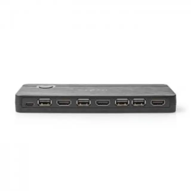 Μετατροπέας / Switch από 2x HDMI + 1x USB-C θηλ. + 2x USB- A θηλ σε 1x HDMI + 2x USB- A θηλ. 3
