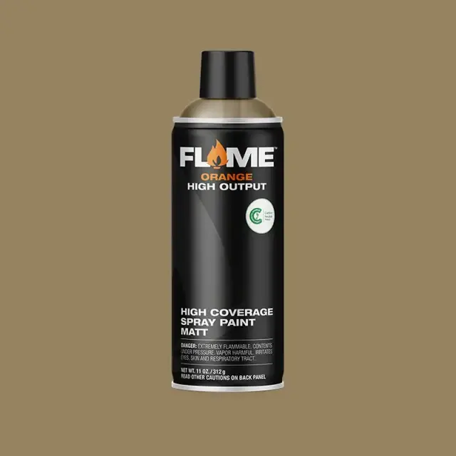 Flame Orange Spray Paint 400ml FO-734 Grey Beige