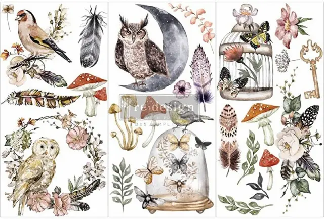 Χαρτί Decor Transfer Prima Re-Design, Forest, 15.2x30cm