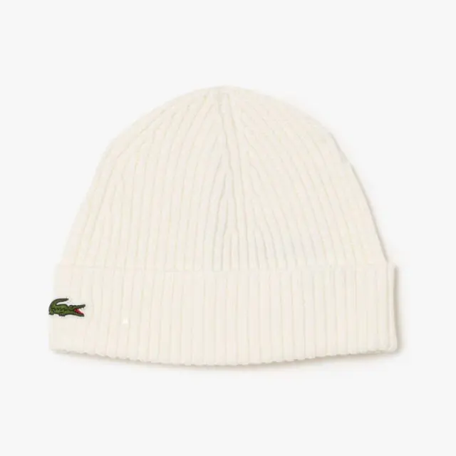 Unisex Μάλλινος Σκούφος Lacoste RB0001-70V Μπεζ - ONESIZE