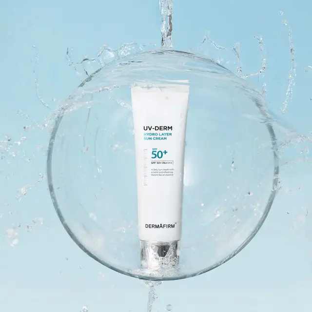 Dermafirm UV-derm Hydro Layer Sun Cream ελαφριά, ενυδατική αντηλιακή κρέμα SPF 50+/PA++++ 50g. 2