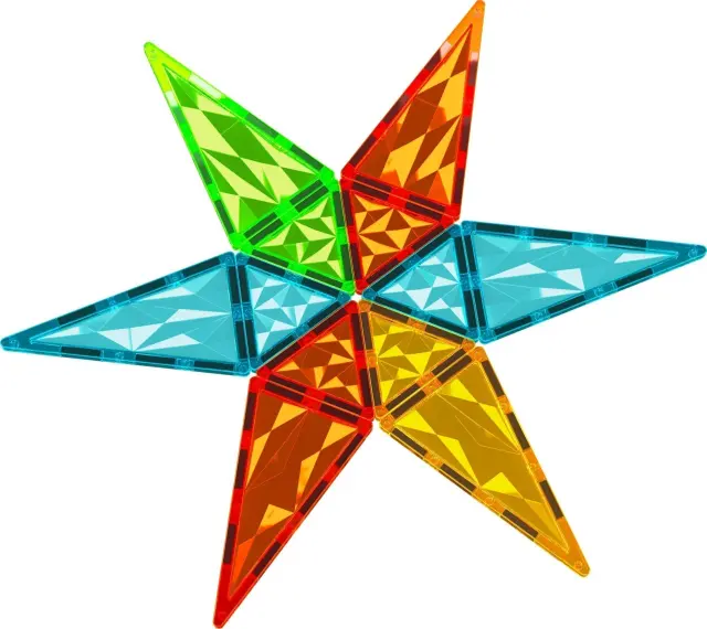 Geomag Magnetic Tiles Gems Rocket 32pcs 2