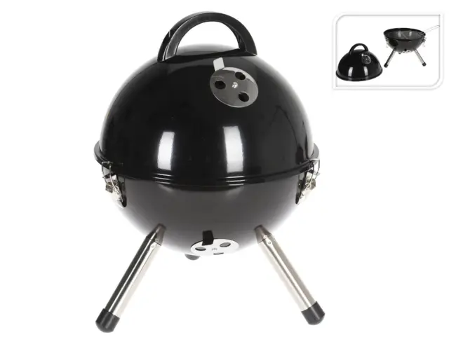 Ψησταριά κάρβουνου BBQ με καπάκι, σχάρα και διάμετρο ψησίματος 31cm C83000470
