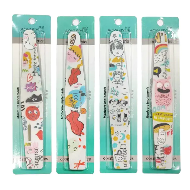 Λίμα νυχιών Διπλής Όψης 100/180 12τμχ - Nail File 12pcs 091129