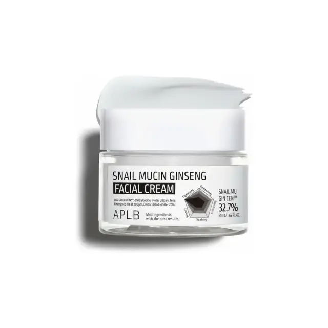 APLB Snail Mucin Ginseng Facial Cream Ενυδατική και Επανορθωτική Κρέμα Προσώπου, 55ml