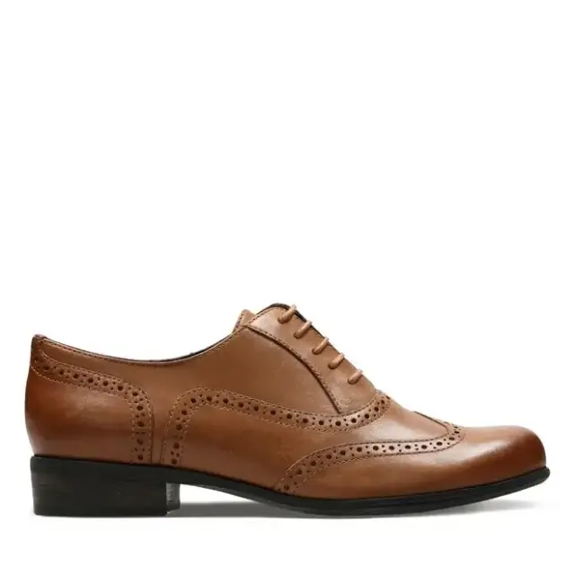 Clarks Hamble Oak Dark Tan Dark Tan Leather - 37.5