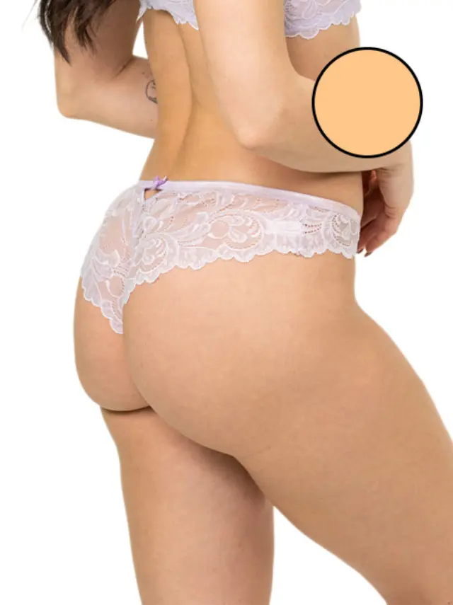 Miss Rosy Σλιπ Brazil Δαντέλα Μπεζ 2