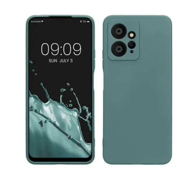 KW Θήκη Σιλικόνης για Xiaomi Redmi Note 12 (4G) - Arctic Night