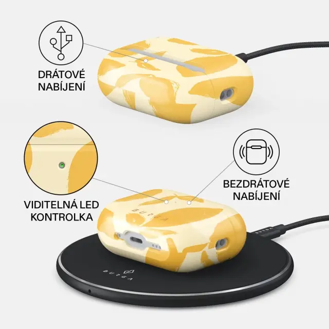 Burga Airpods Case, Lemon Tart - Airpods Pro 3 3