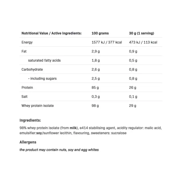 ALLNUTRITION Isolate Protein Strawberry, 2000 g 2