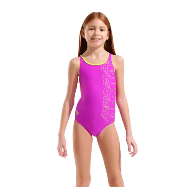 Arena Girl's Detail Swim Pro Back Swimsuit Φούξια 011743-960 (Arena)