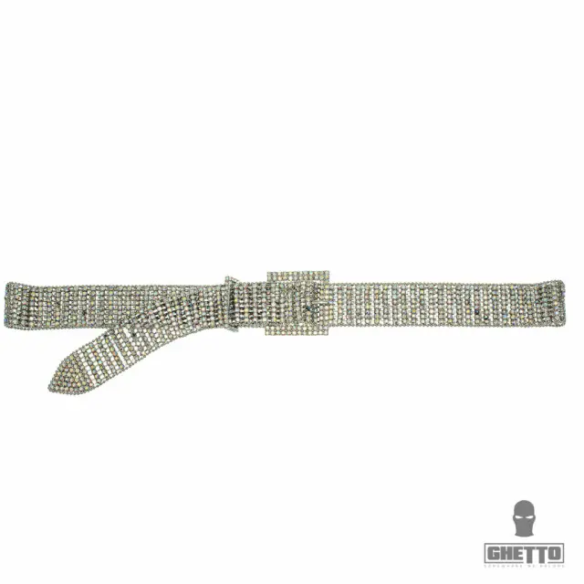 Ghetto Belt Rhinestone Trim For Women