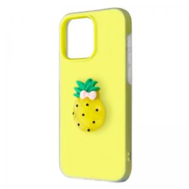 Θήκη TPU & PC inos Samsung Galaxy A17 4G/ 5G Fresh Pop Pineapple Κίτρινο N70877 3