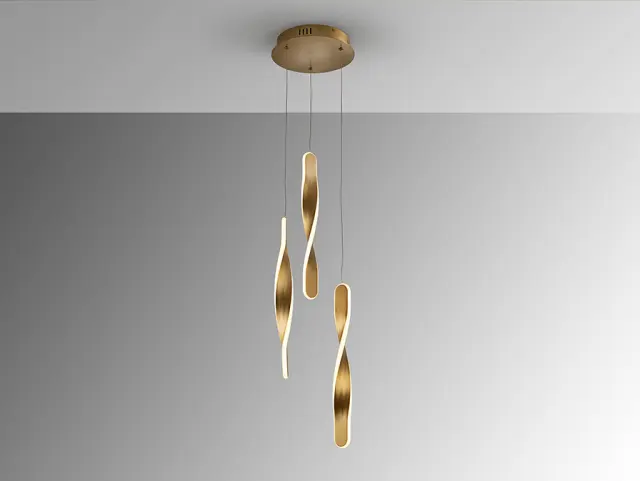 Twist 3L 219381 φωτιστικό κρεμαστό χρυσό