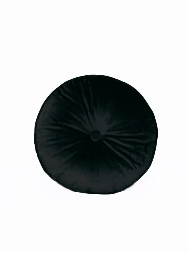 Palamaiki Διακοσμητικο Μαξιλαρι Velvet Feel Ø40cm VF803 BLACK