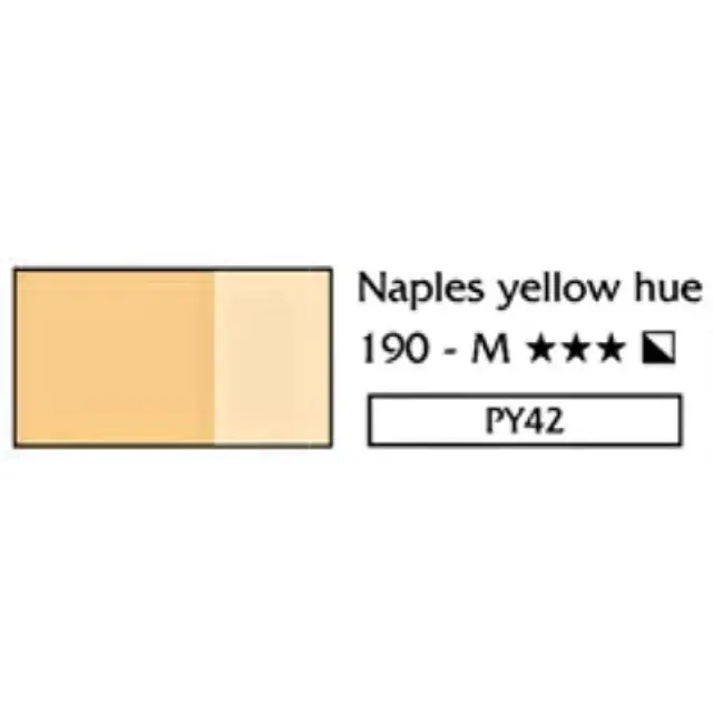 Λάδι Ζωγραφικής Lefranc Louvre - 190 Naples Yellow Hue - 150ml
