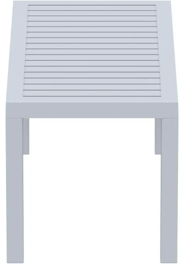 Τραπέζι OCEAN Silver Grey PP 90x45x45ε. 3