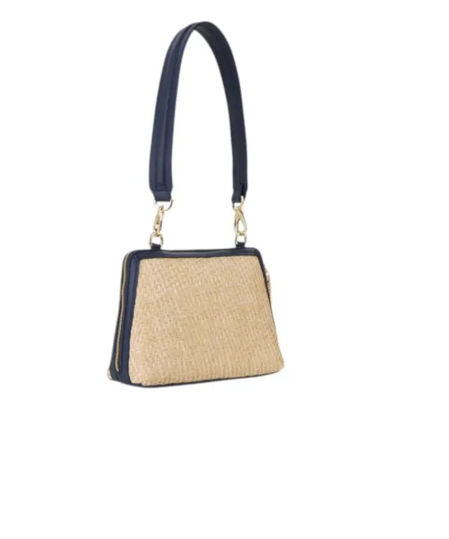Valentino Bags - Γυναικεία Τσάντα Ώμου Demetra VBS9R942-H79 Μπεζ/Μπλε 3