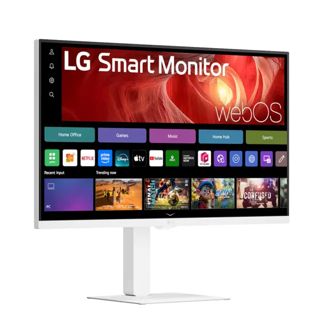 LG 32U721SA-W Smart Monitor 32" 4K UHD VA 60Hz 5ms HDR10 με 2x HDMI 2.0 + USB-C 65W – Λευκό 2