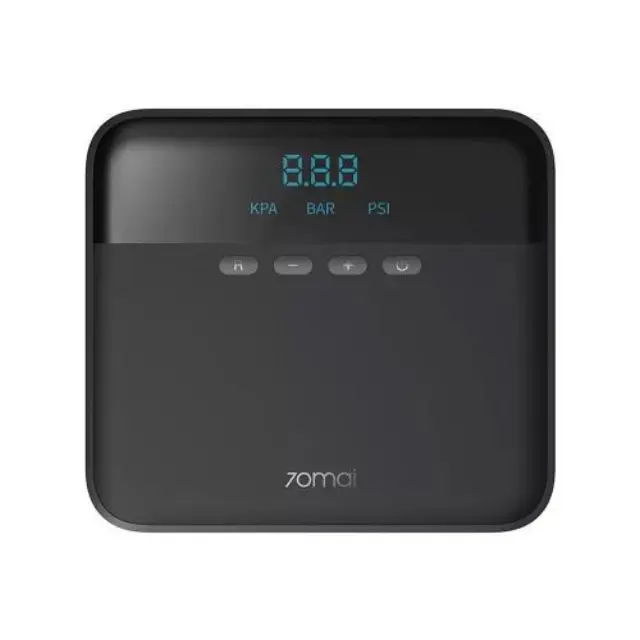 Συμπιεστής Αέρα Xiaomi 70Mai Lite Midrive TP03 με Καλώδιο Αναπτήρα Μαύρο N58714