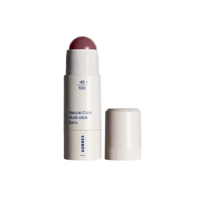 Korres Natural Color Multi-Stick Balm No 23 Vintage Rose, Κρεμώδες Multi-Stick Προσώπου Απόχρωση 23 Vintage Rose 4.5gr