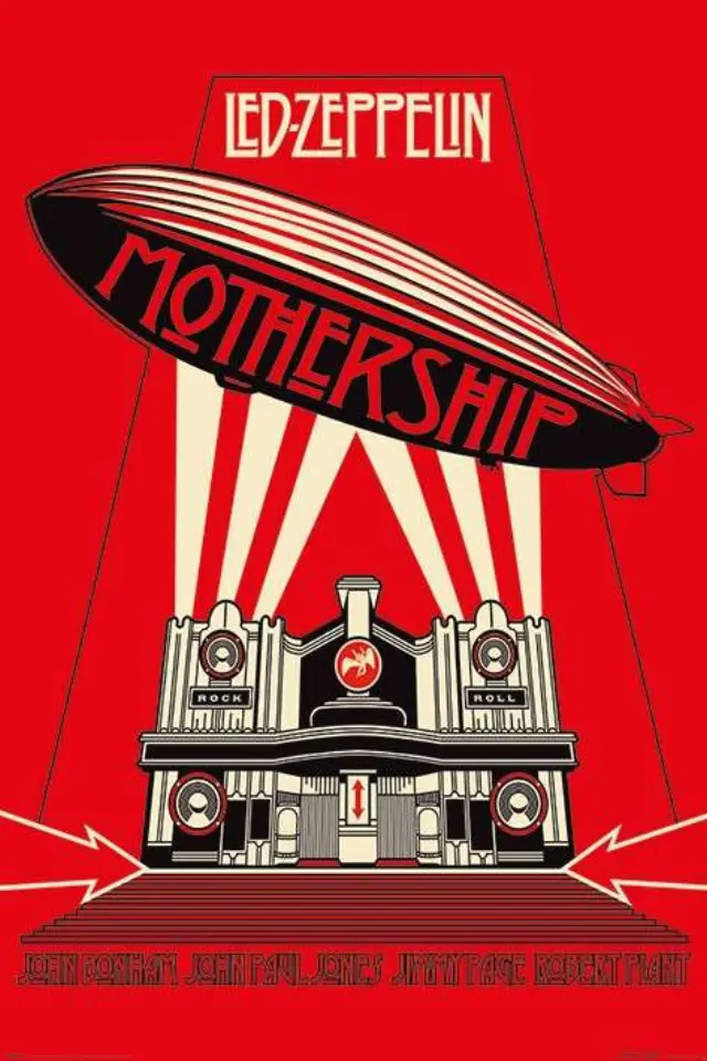 Αφίσα , Pyramid Poster, Led Zeppelin Mothership Red 61 X 91,5εκ PP34445