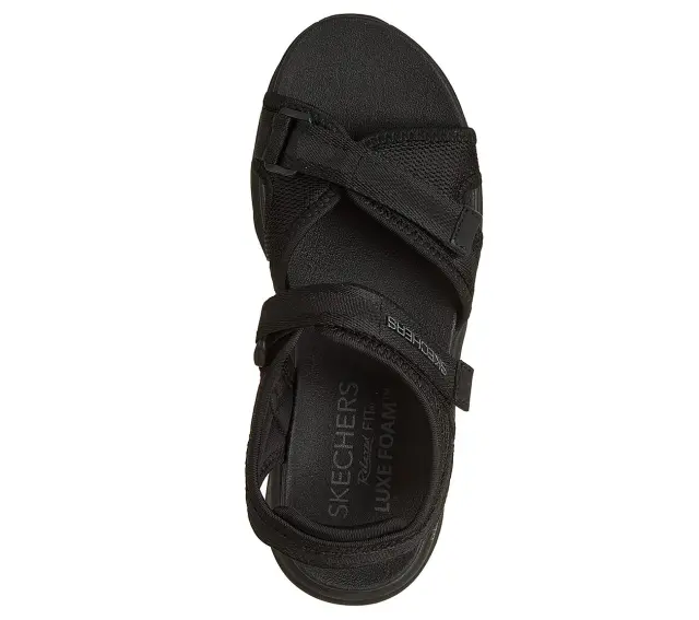 Skechers D'Lux Walker Sandal Black 163585/BBK - 41 3