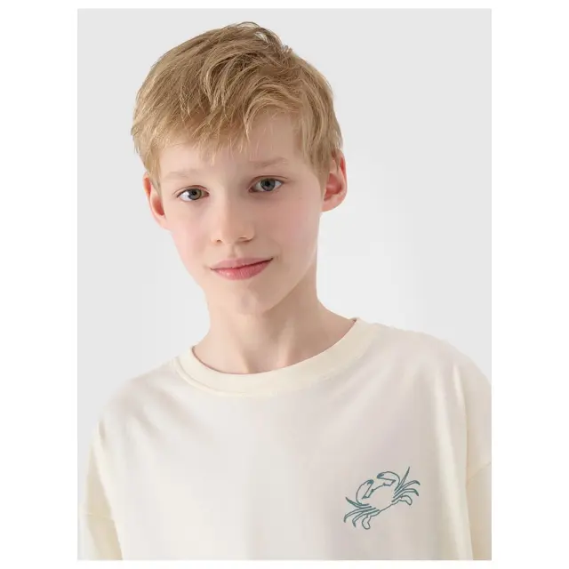 4F T-shirt White 4FJWSS25TTSHM1914-11 - 134 3