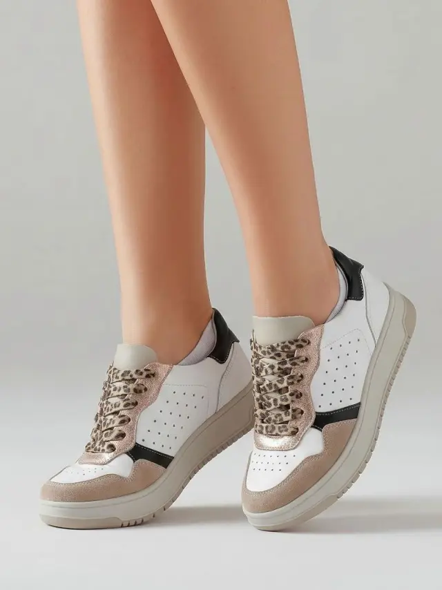 Imac Sneakers Γυναικείο δέρμα Άσπρο IMA/106910 BISCOTTO 2