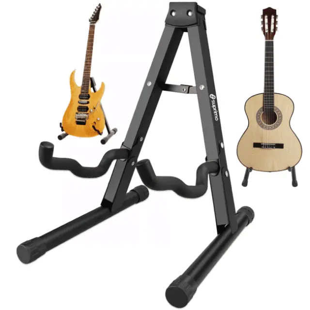 SUPRIMO GS1 guitar stand A-frame foldable floor-standing portable up to 12 kg