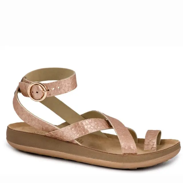 Ανατομικά Σανδάλια Fantasy Sandals S914 ROSEGOLD CRACK